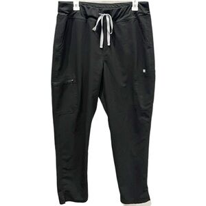 Figs Scrub Pants Women's XL Black Yola Slim Medical Office Workwear